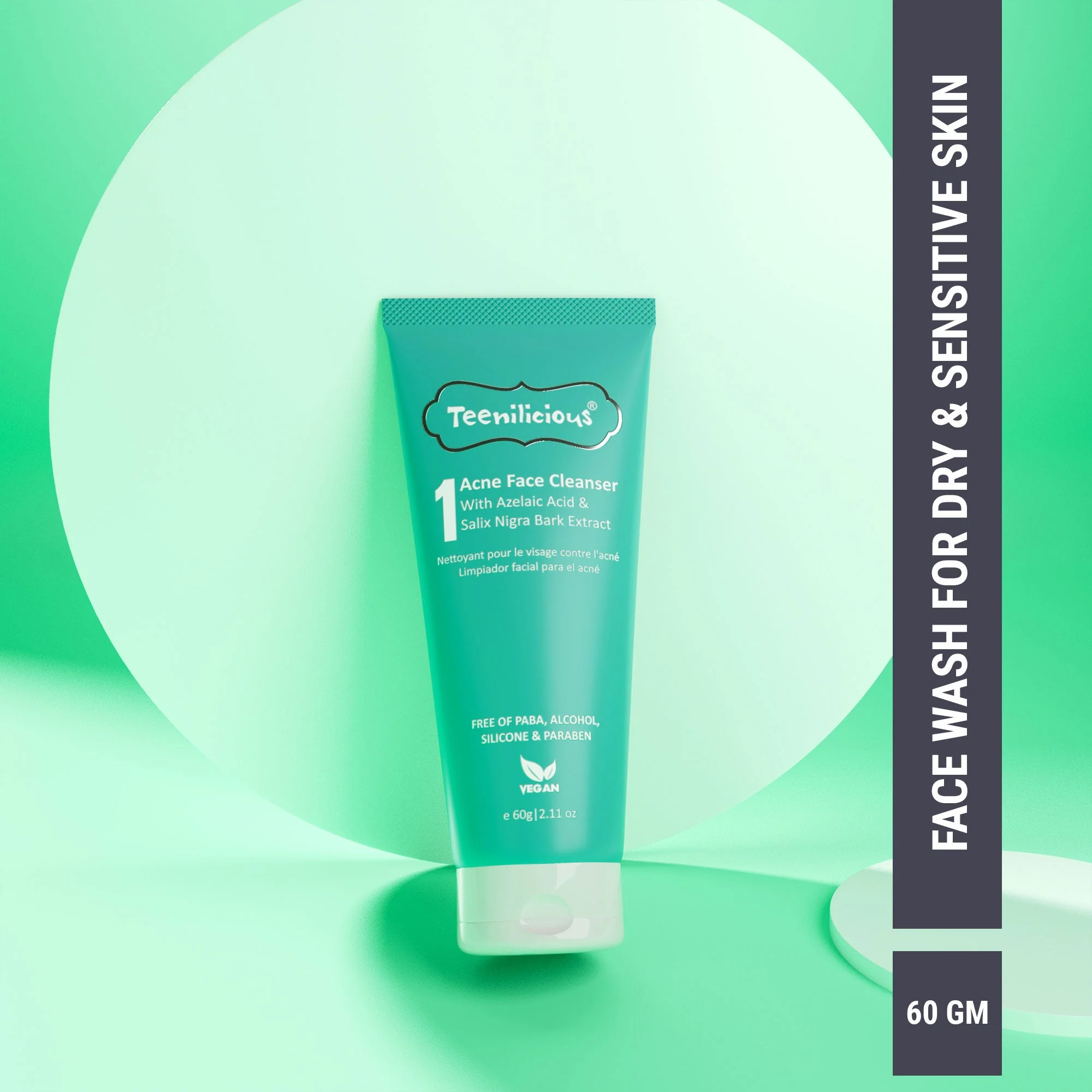 Teenilicious Acne Face Cleanser With Azelaic Acid