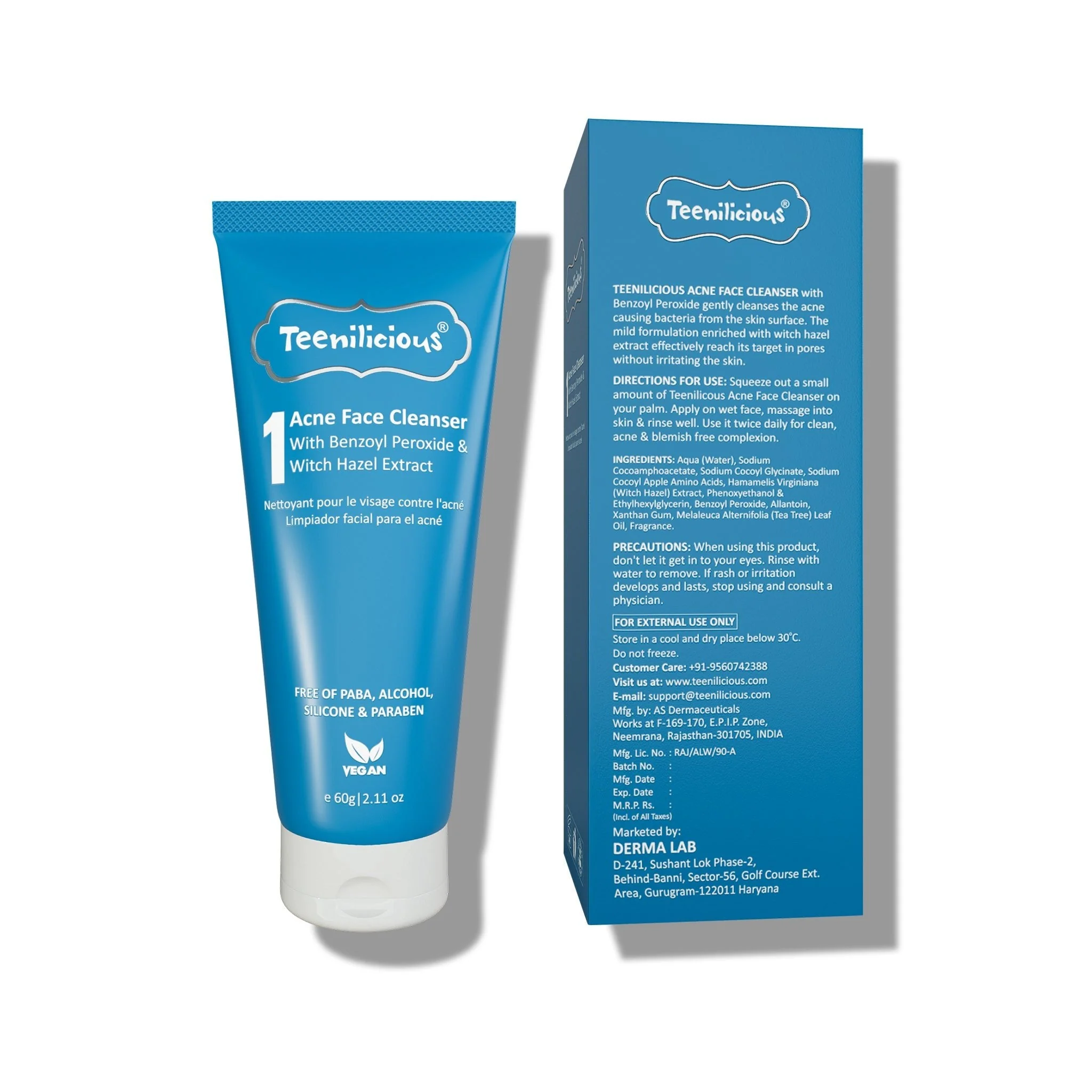 Teenilicious Acne Face Cleanser With Benzoyl Peroxide - Image 5