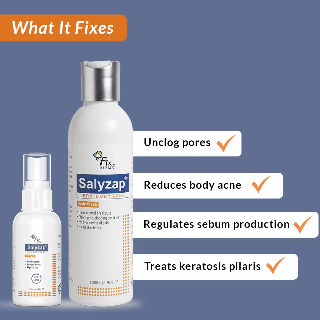Body Acne Kit - Salicylic Acid + Tea Tree Oil Treatment For Body Acne - Image 3