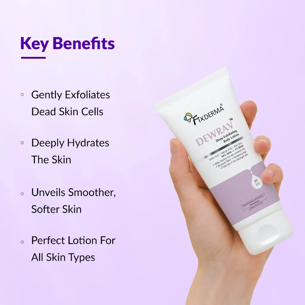 Dewrav Deep Exfoliating Body Lotion - Image 5