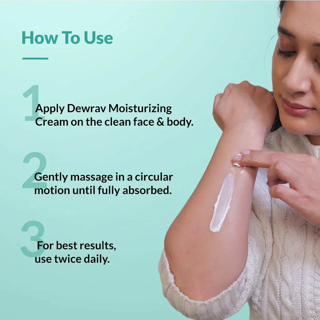 Dewrav Moisturizing Cream For Dry To Very Dry Skin - Image 3