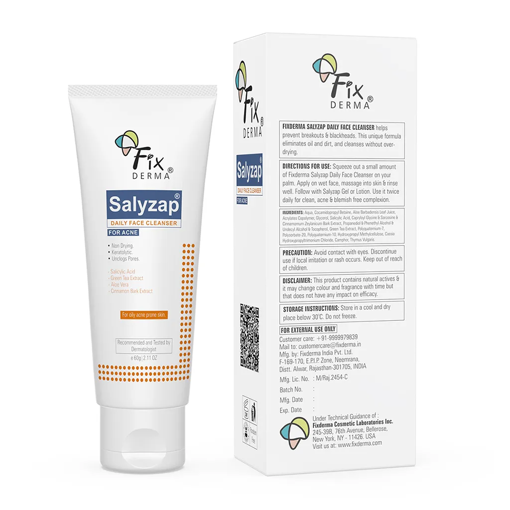 Salyzap Daily Face Cleanser 60g Pack of 2 - Image 7
