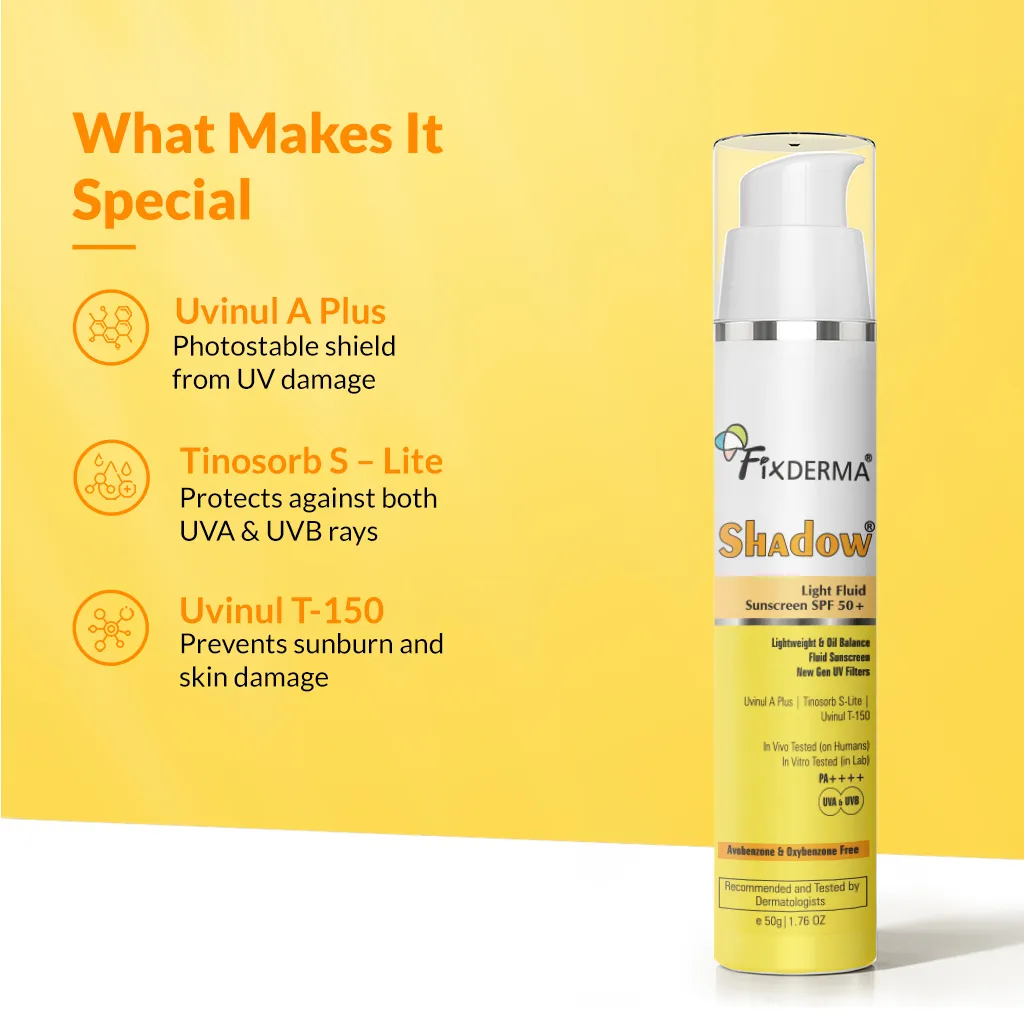 Shadow Light Fluid Sunscreen SPF 50+ - Image 4