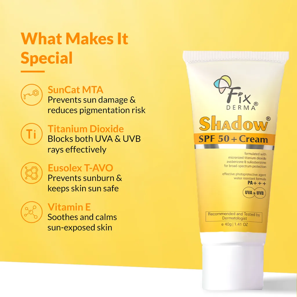 Shadow Sunscreen SPF 50 + Cream 40g Pack of 2 - Image 6