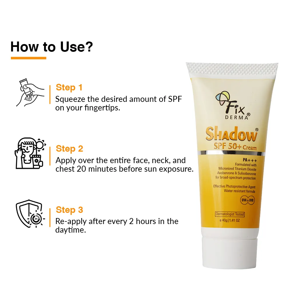 Shadow Sunscreen SPF 50 + Cream 40g Pack of 2 - Image 7