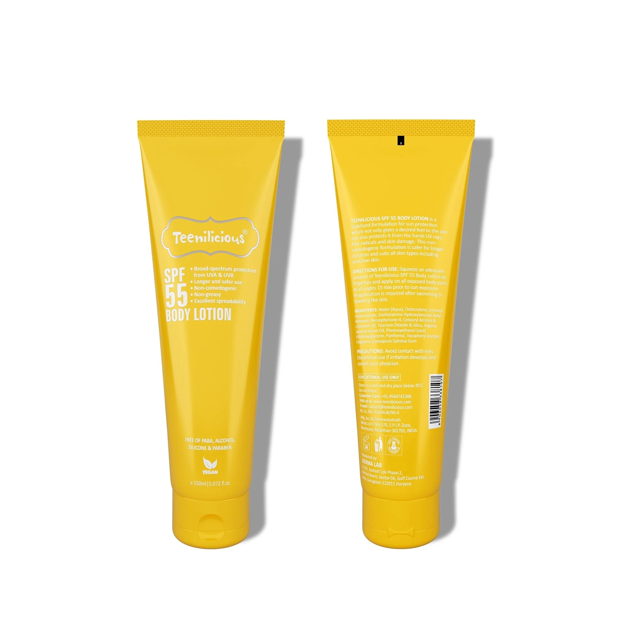 Teenilicious SPF 55 Sunscreen Body Lotion - Image 6