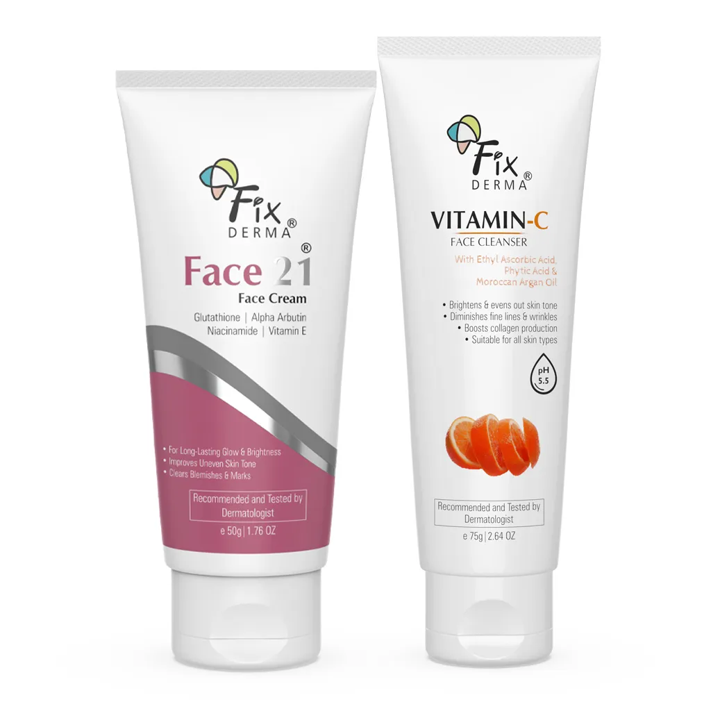 Vitamin C Face Wash and Face 21 Cream Combo - Image 6