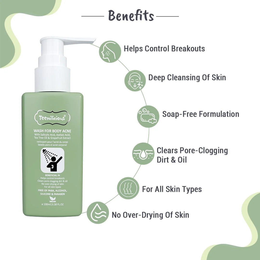 Teenilicious Wash For Body Acne - Image 2